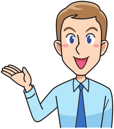 Business man - guide clipart