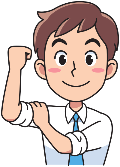 Business man - strong clipart
