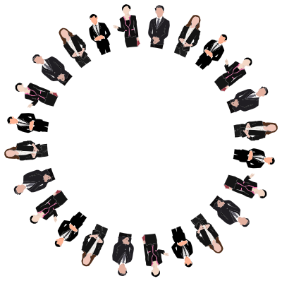 Business Professionals Frame clipart