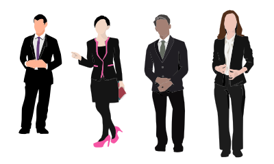 Business Professionals - Legs Remix clipart