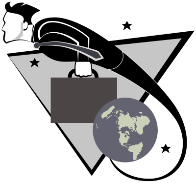 Business travel clipart