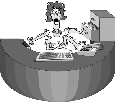 Busy, busy, busy clipart