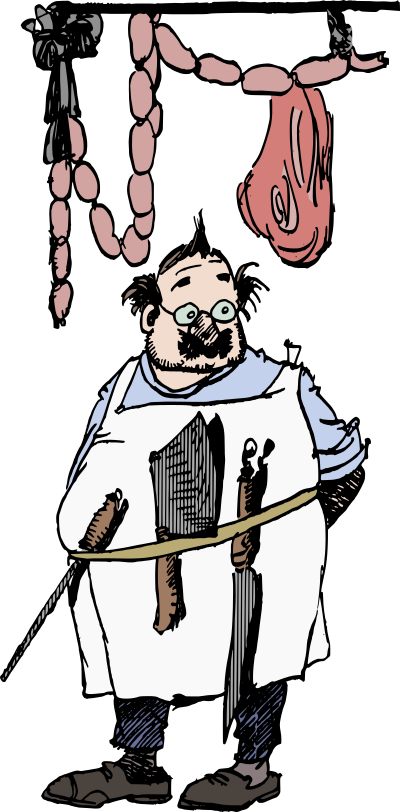 Butcher clipart