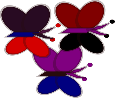 Butterflies clipart