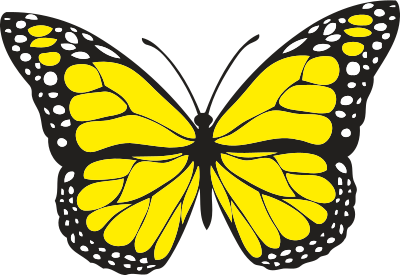 Butterfly 1 (colour) clipart