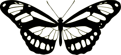 Butterfly 15 (yellow) clipart