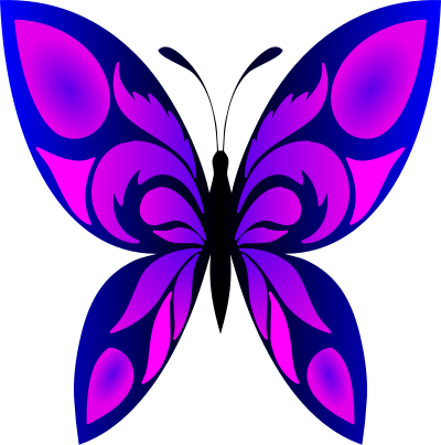 Butterfly 34 (colour 2) clipart
