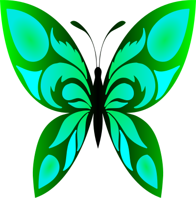 Butterfly 34 (colour 3) clipart
