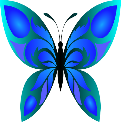 Butterfly 34 (colour 5) clipart