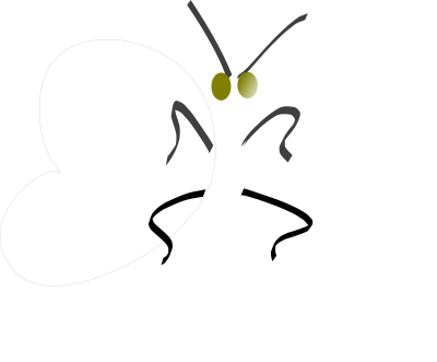 Butterfly bottomview clipart