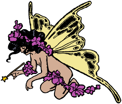 Butterfly Fairy - Colour Remix clipart