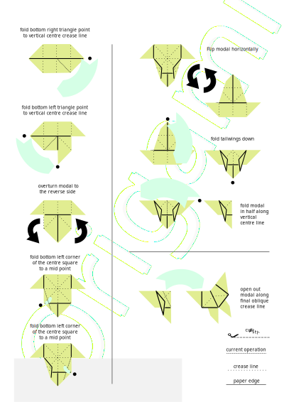 Butterfly Fold part 02 clipart