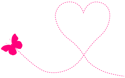Butterfly Heart Trail clipart