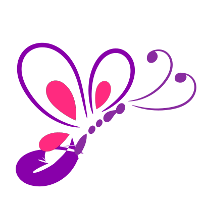 Butterfly Line Art 2 clipart