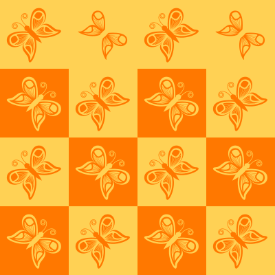 Butterfly pattern clipart