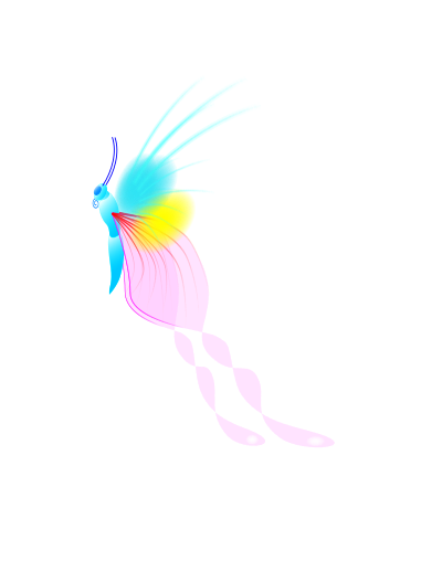 butterfly, version C clipart
