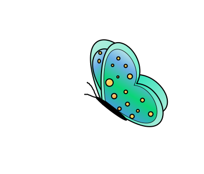 Butterflygreen clipart