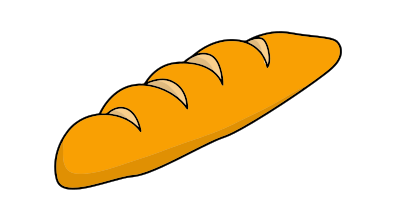 Buttery Baguette clipart