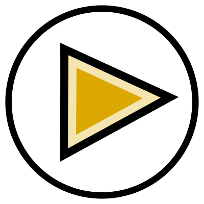 Button - Play (Yellow) clipart