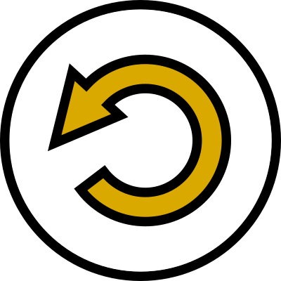 Button - Revert (Yellow) clipart