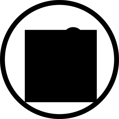 Button - Share (yellow & black) clipart