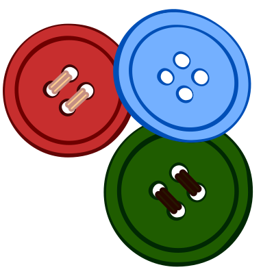 Buttons - coloured clipart