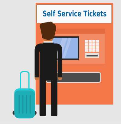 Buying tickets clipart
