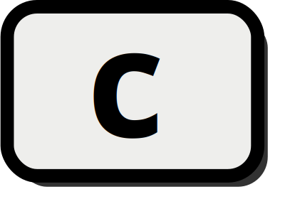 C key clipart