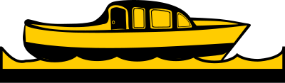 Cabin boat clipart