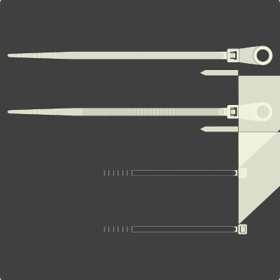 Cable tie by Rones clipart