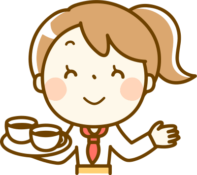 Cafe Server clipart