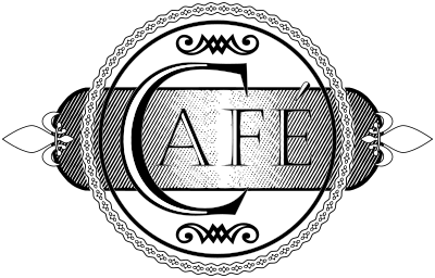 Café Typography clipart