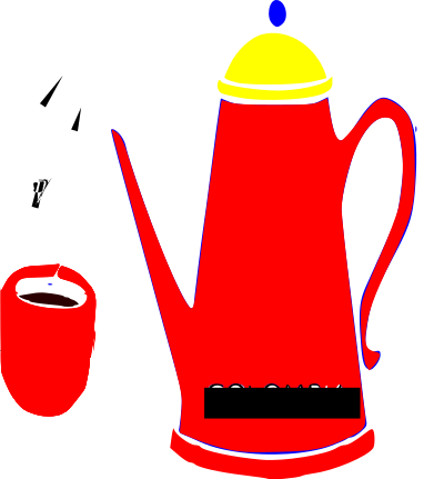 Cafetera clipart