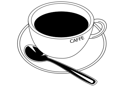 CAFFE' clipart