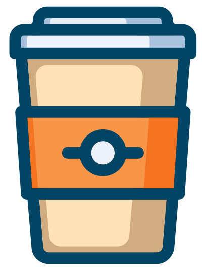 Caffellatte to go clipart