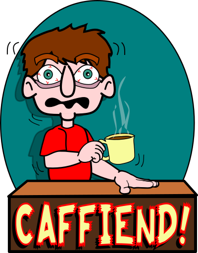Caffiend! clipart