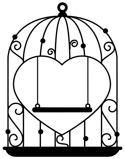 Cage Silhouette clipart