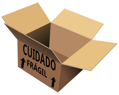 Caixa de papelão clipart