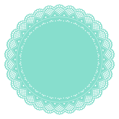 Cake doily clipart