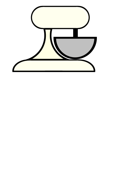 Cake Mixer clipart