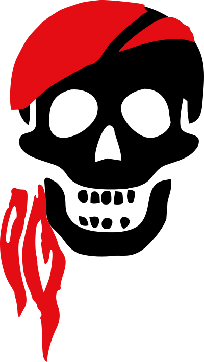 Calavera Bandana clipart