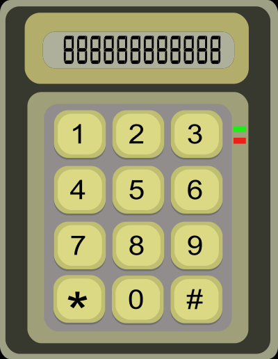 Calculator clipart