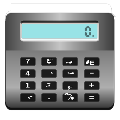 Calculator clipart