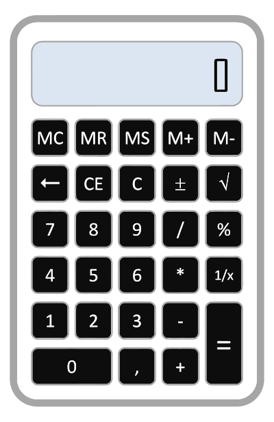 Calculator clipart
