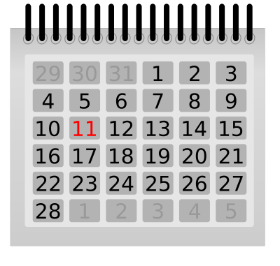 Calendar clipart