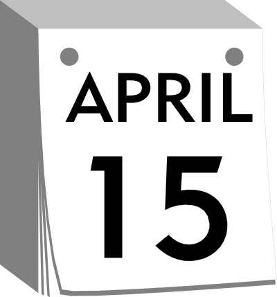 Calendar with daily sheets clipart