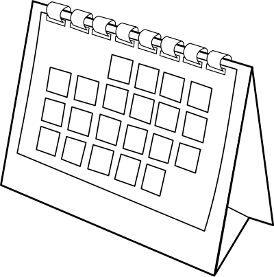 Calendrier / calendar clipart