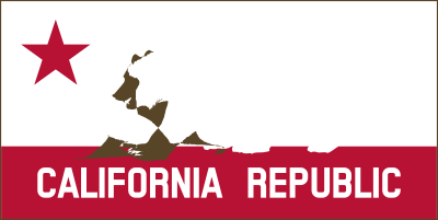 California Banner Clipart A (Solid) clipart