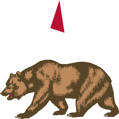 California - Star and Bear Clipart clipart