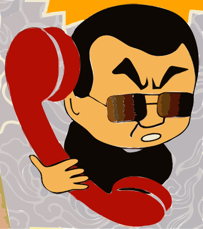 Call to report crimes clipart
